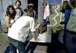 group around the mercury pot